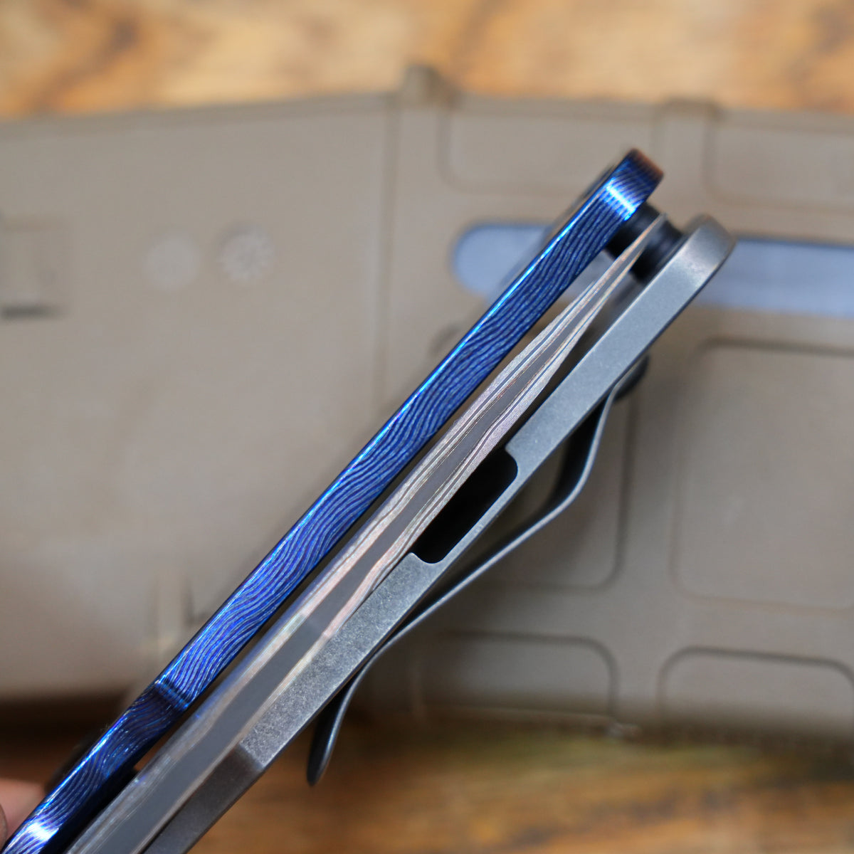 custom BBNM Zircuti Damascus