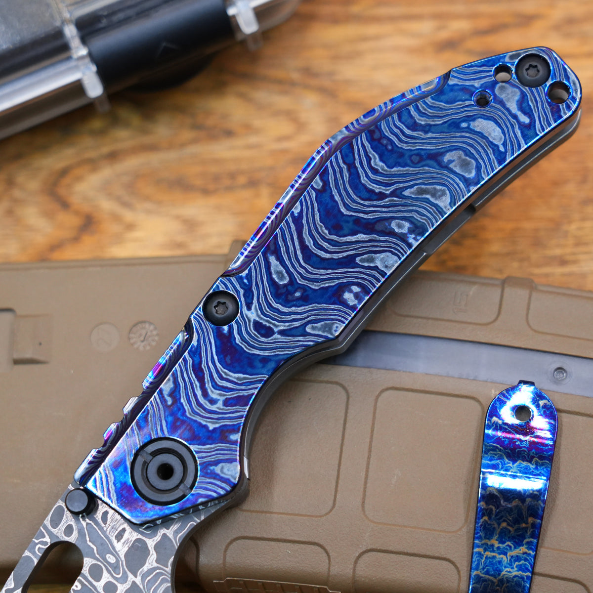 custom BBNM Zircuti Damascus