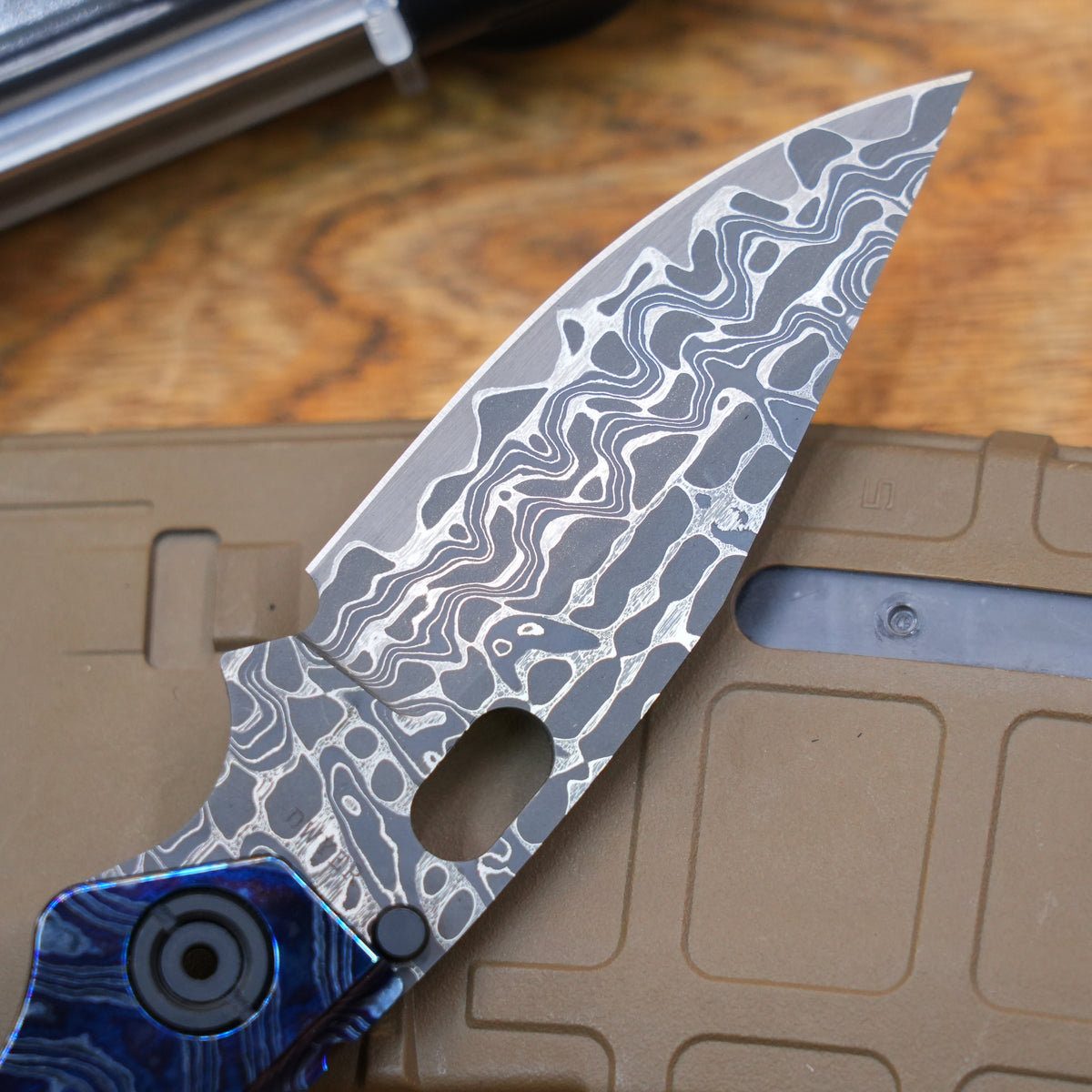 custom BBNM Zircuti Damascus