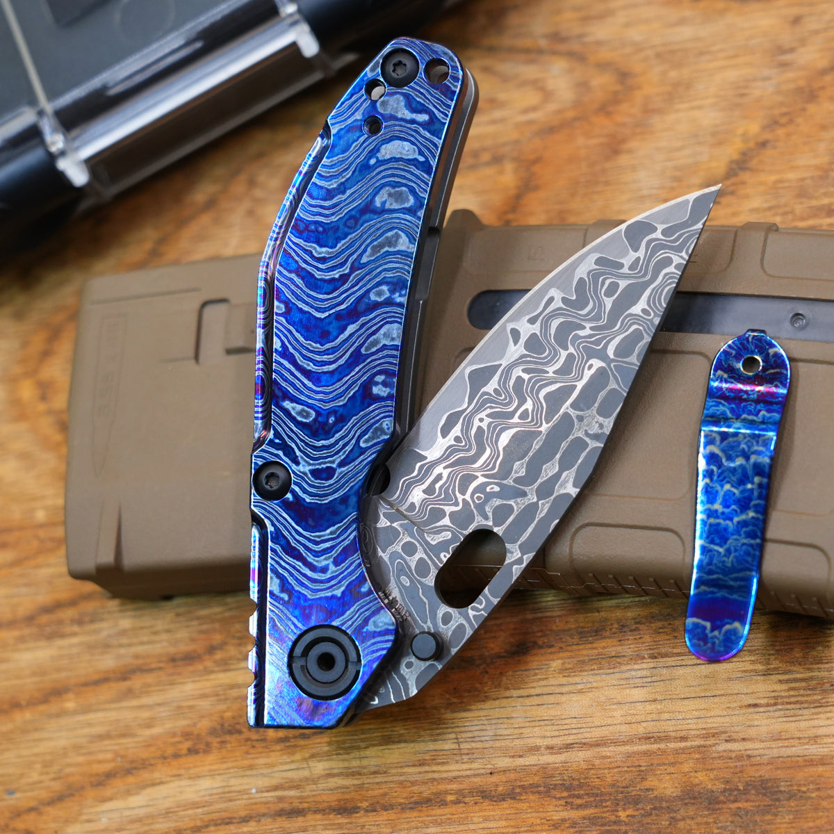 custom BBNM Zircuti Damascus