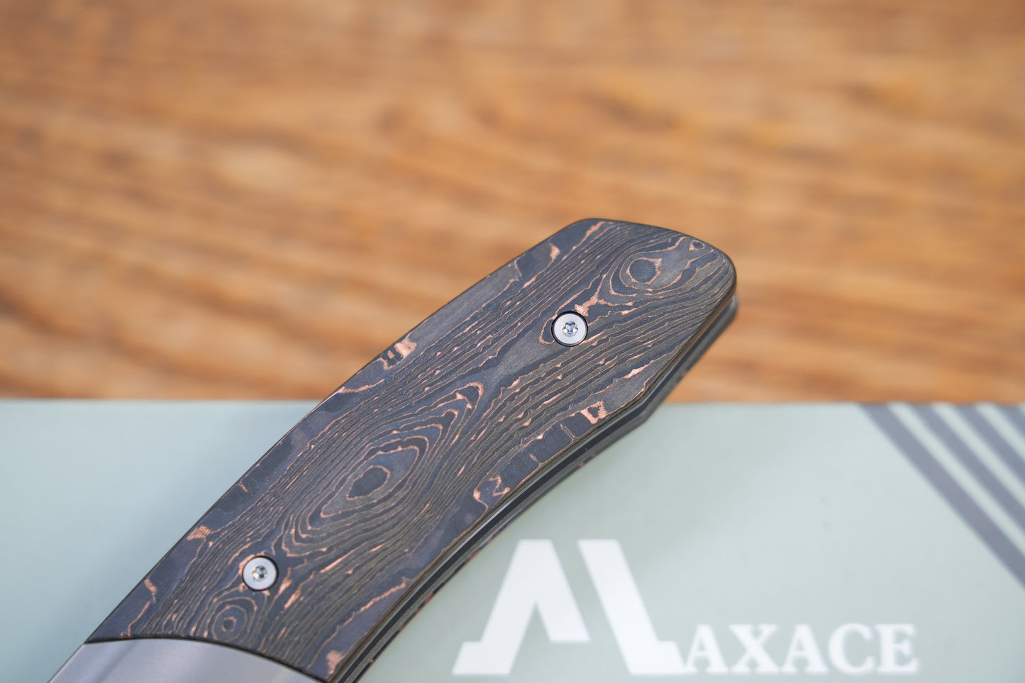 MAXACE MAMBA Grey CF Handle S90V blade