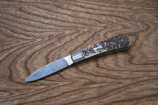 Zulu Antler Handle Pocket Knife