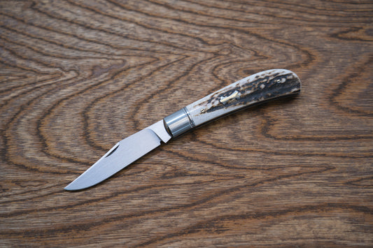 Zulu Antler handle, M390 Pocket Knife