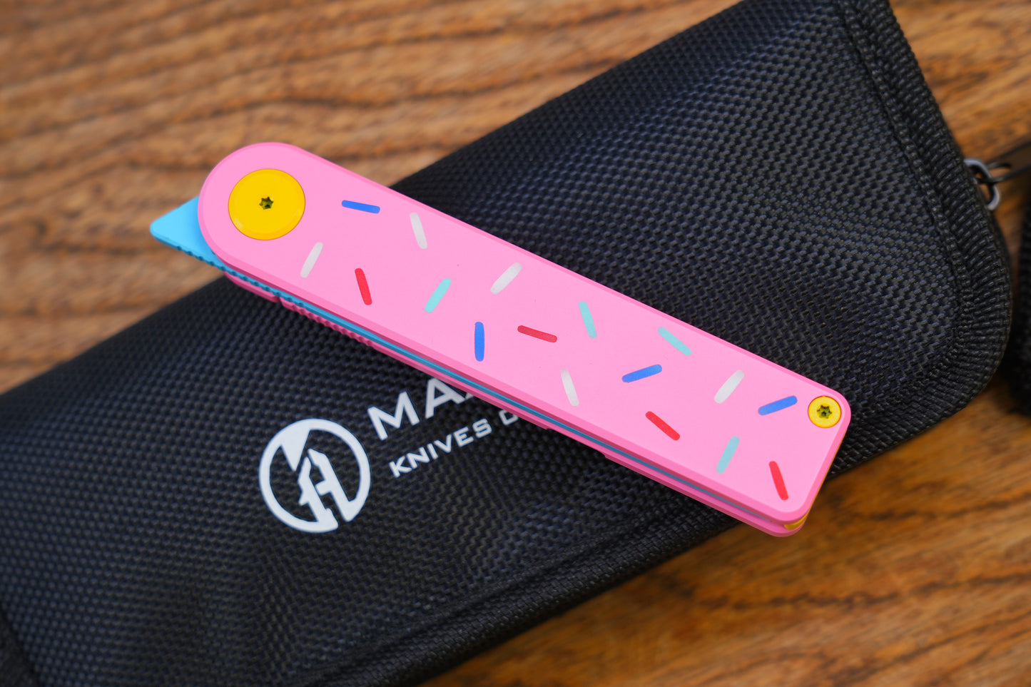 MAXACE NEBULA Titanium handle Donut Cerakote Ceramic Coatings