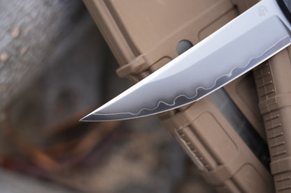 KAIKEN 2502-CF 3K Carbon Fiber +Black G10 Classic Japanese style tactical folding knife