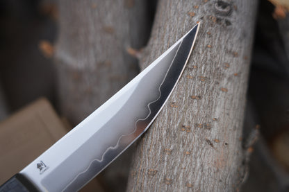 KAIKEN 2502-CF 3K Carbon Fiber +Black G10 Classic Japanese style tactical folding knife