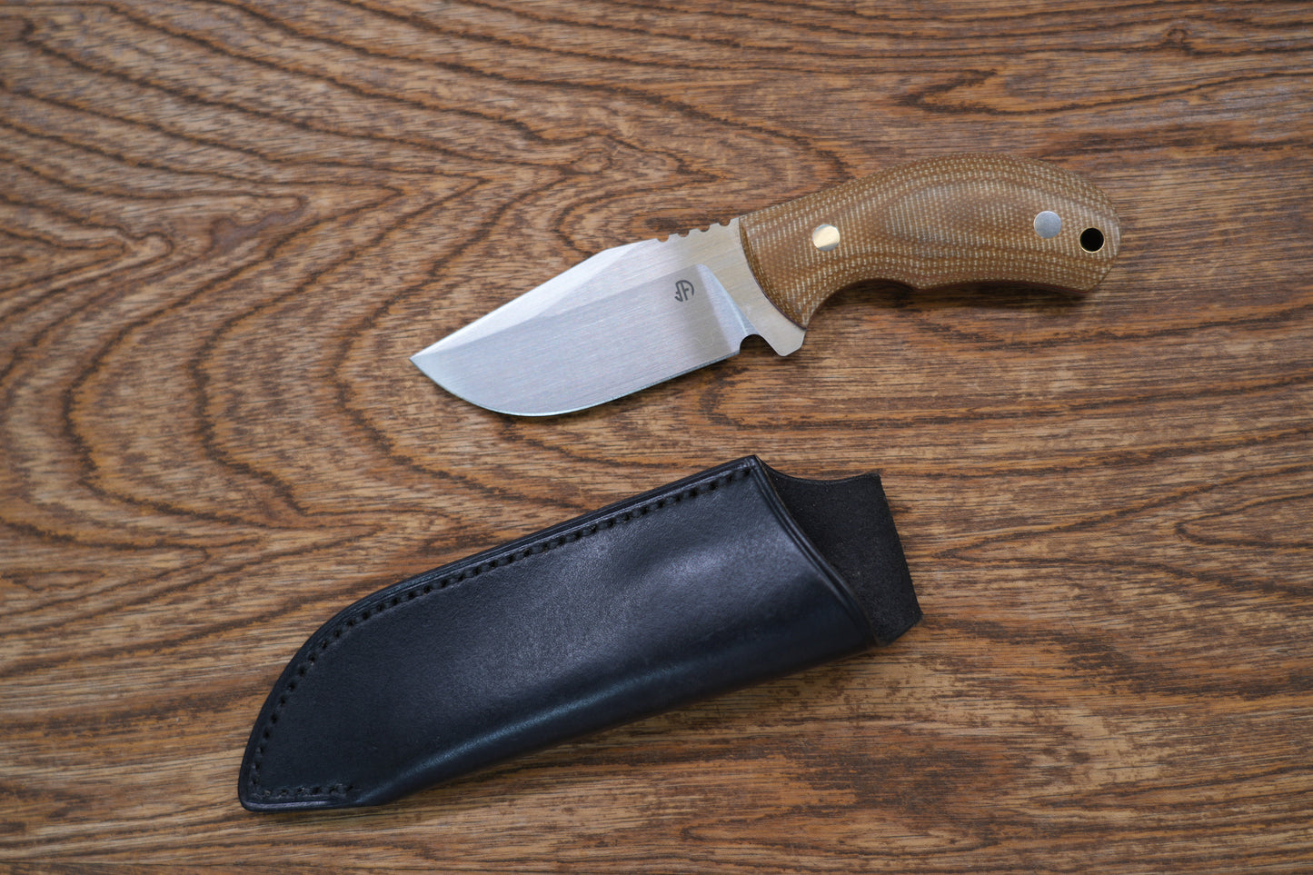 North Mountain Raccoon Skinner Hunting Knife Micarta SLD-Magic