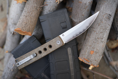 KAIKEN 2502-BR Aluminum Bronze Classic Japanese style tactical folding knife