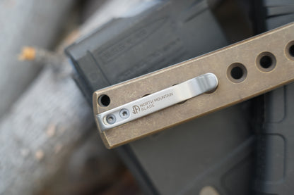 KAIKEN 2502-BR Aluminum Bronze Classic Japanese style tactical folding knife