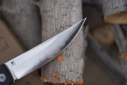 KAIKEN 2502-G10-BK Classic Japanese style tactical folding knife