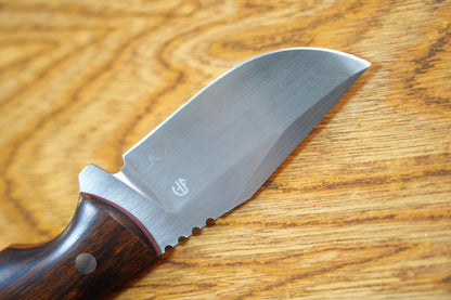 North Mountain Raccoon Skinner Hunting Knife Desert Ironwood Handel SLD-Magic