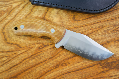 North Mountain Raccoon Skinner Hunting Knife Micarta Handel SLD-Magic