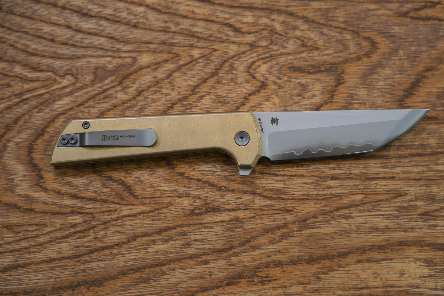 2024 New Aluminum bronze Tanto CNC Exclusive SLD-Magic Chop 2