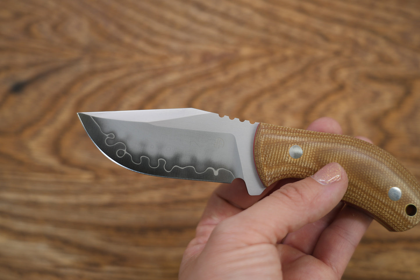 North Mountain Raccoon Skinner Hunting Knife Micarta SLD-Magic