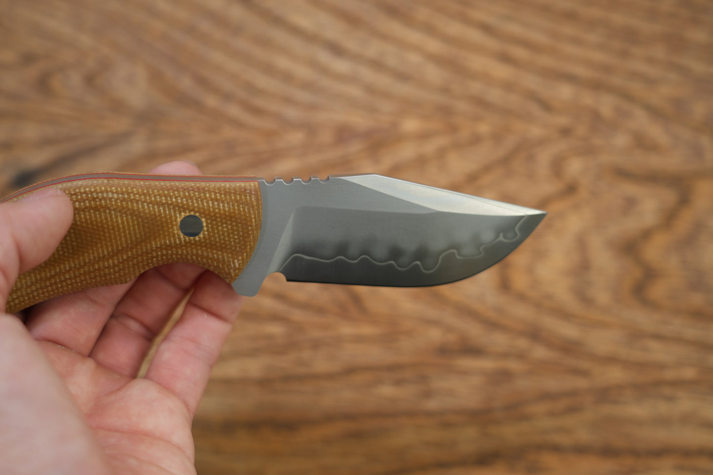 North Mountain Raccoon Skinner Hunting Knife Micarta SLD-Magic