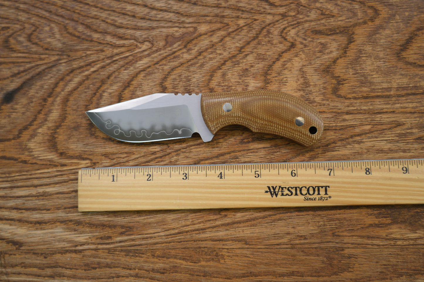 North Mountain Raccoon Skinner Hunting Knife Micarta SLD-Magic