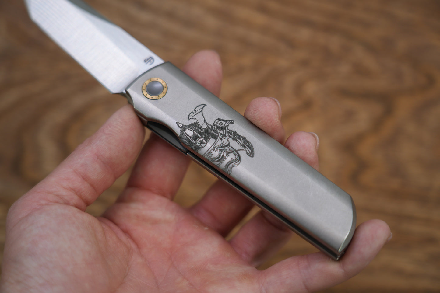 Special Custom Edition New Flagship Ti Chop M390 Japanese TANTO style tactical folding knife