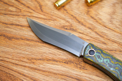 Jellyfish ZDP189 Steel Green Yellow Ceramic Carbon Fiber