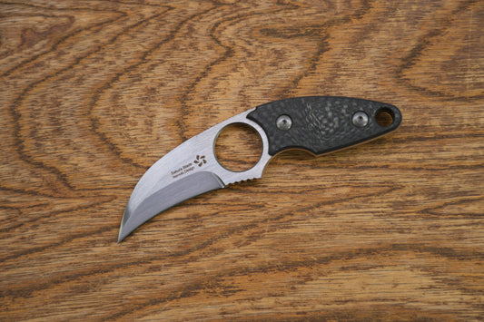 Claw Tactical 3K carbon fiber ZDP-189 Nemoto Design Knife