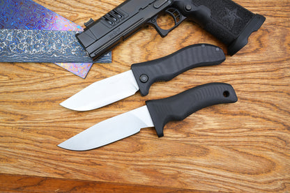 Lucky Dog 2524-3V steel Chrome coating Hand polished Titanium alloy frame G10 handle Tactical folding knife