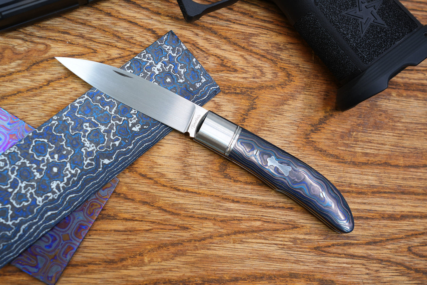 【Swift】 M390 Ceramic carbon fiber handle Pocket Knife No lock