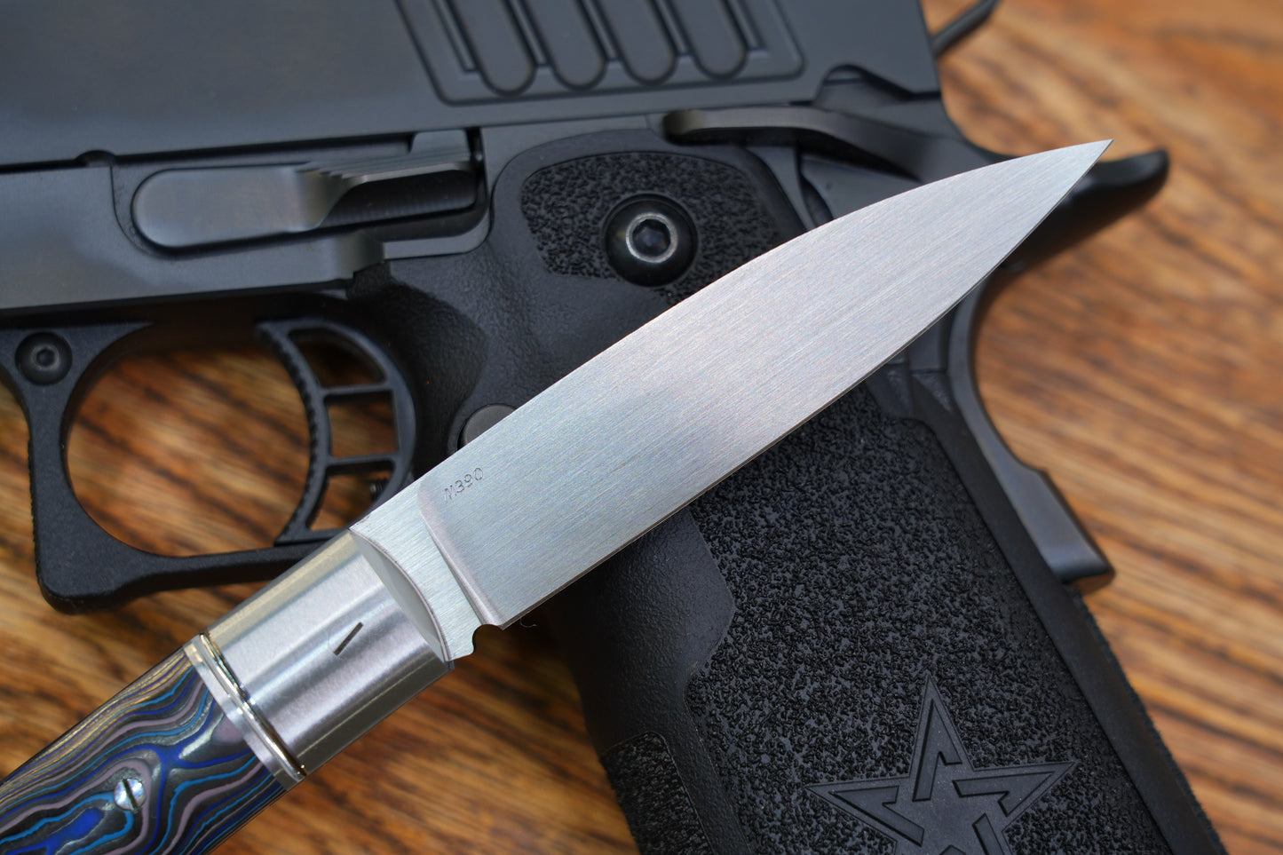 【Swift】 M390 Ceramic carbon fiber handle Pocket Knife No lock