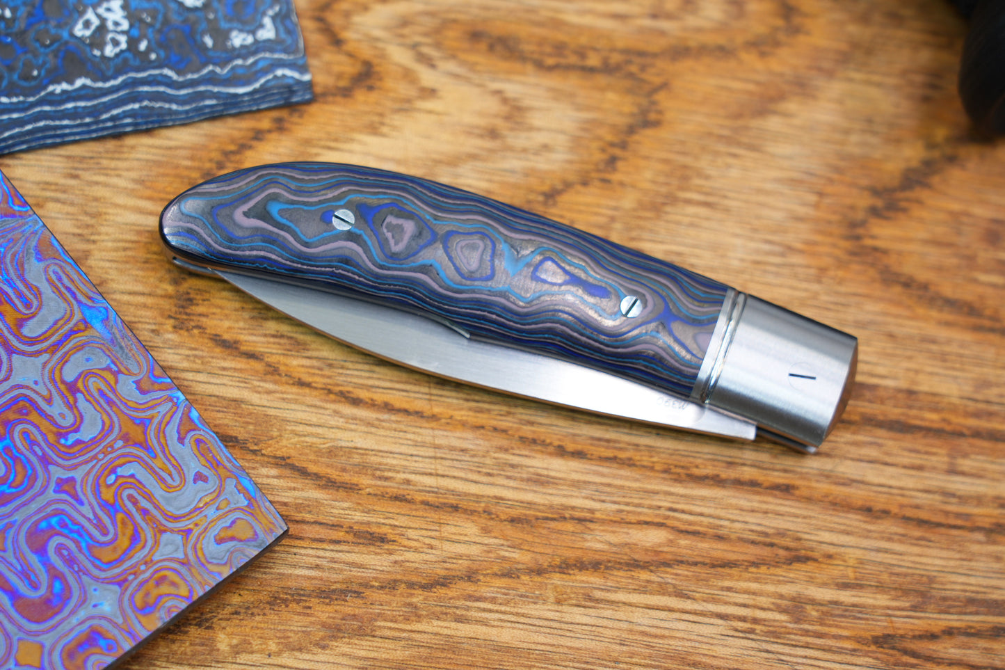 【Swift】 M390 Ceramic carbon fiber handle Pocket Knife No lock