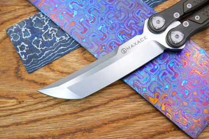 MAXACE DUKE 2 Titanium handle M390 heavy duty