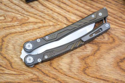 MAXACE DUKE 2 Titanium handle M390 heavy duty