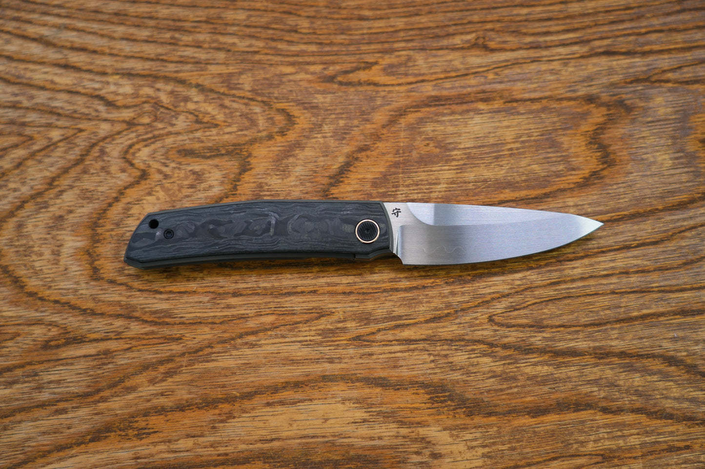 Chop 守Shou 3K carbon fiber ZDP-189 Japanese folding knife