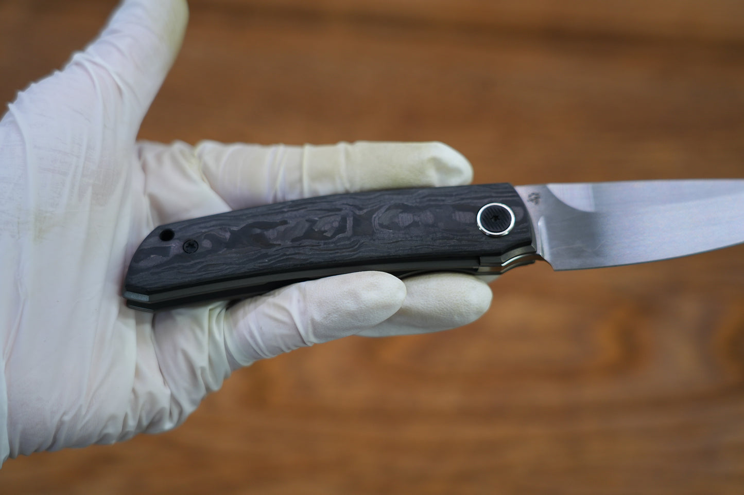 Chop 守Shou 3K carbon fiber ZDP-189 Japanese folding knife