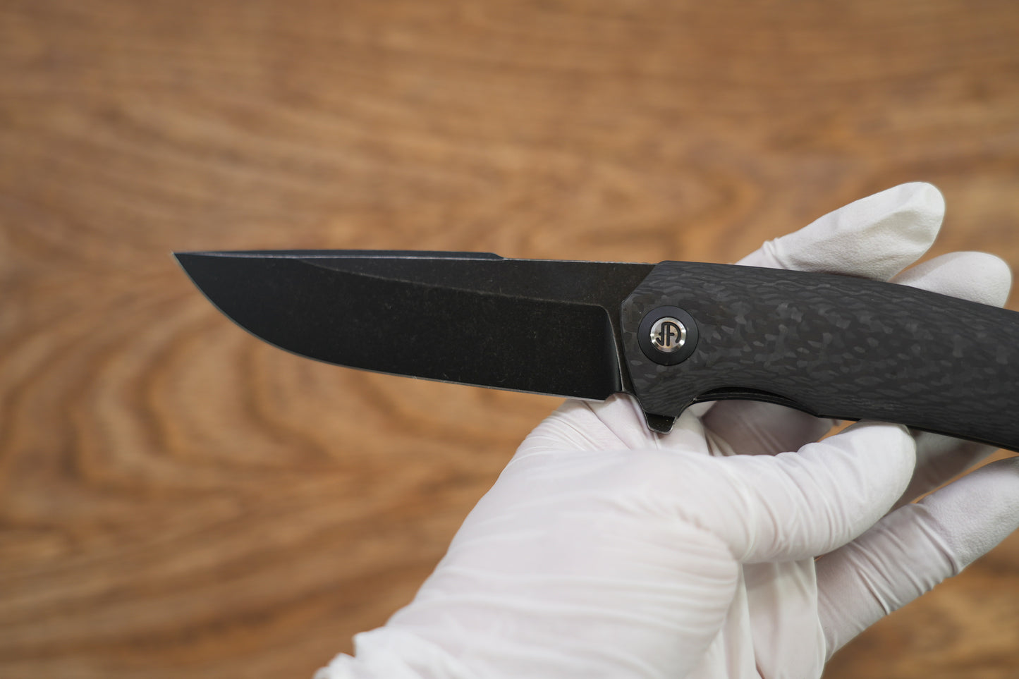 3K Carbon Fiber Harpoon Tactical Folding Knife