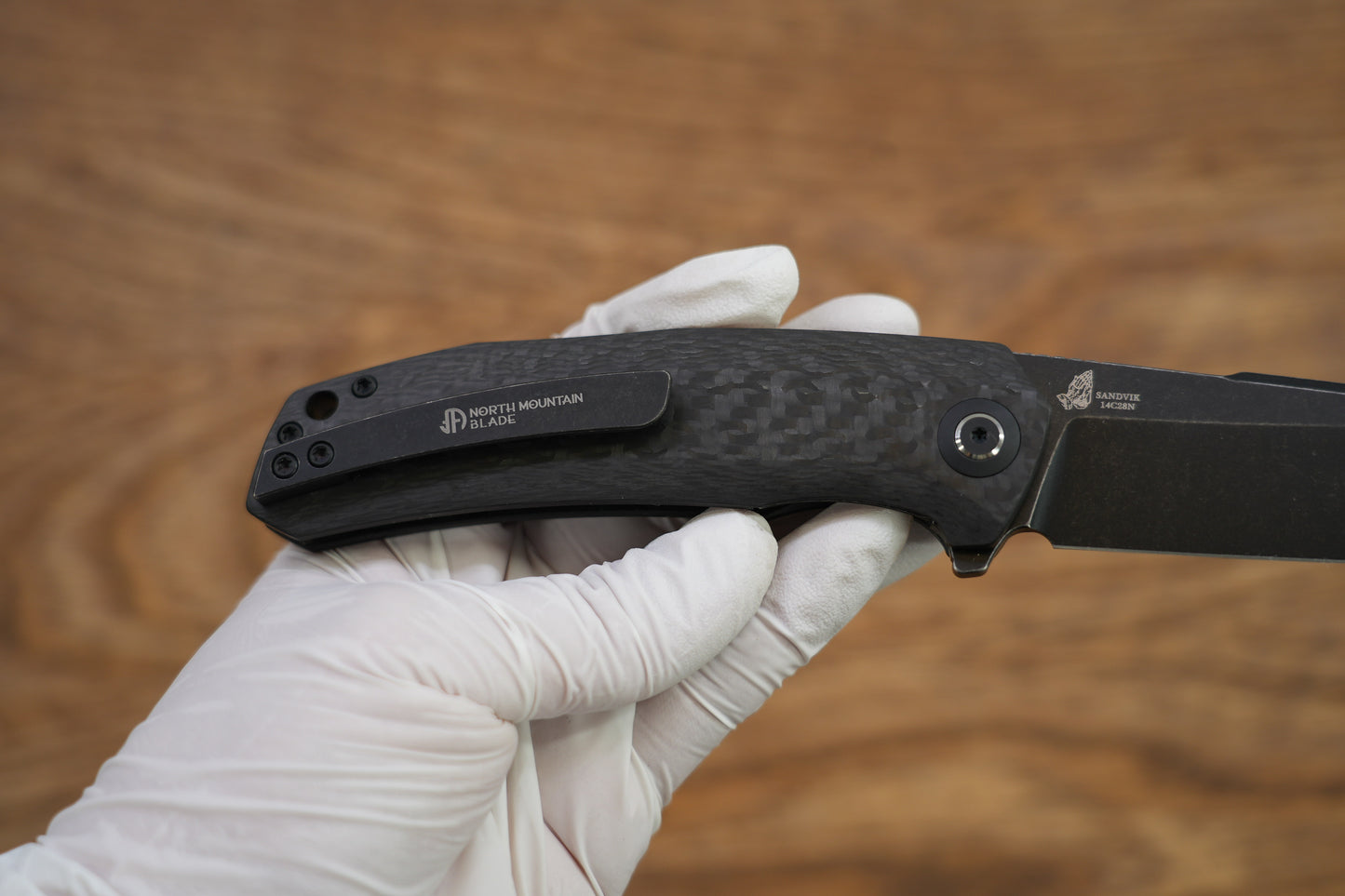 3K Carbon Fiber Harpoon Tactical Folding Knife