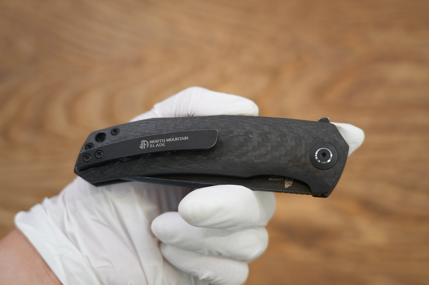 3K Carbon Fiber Harpoon Tactical Folding Knife