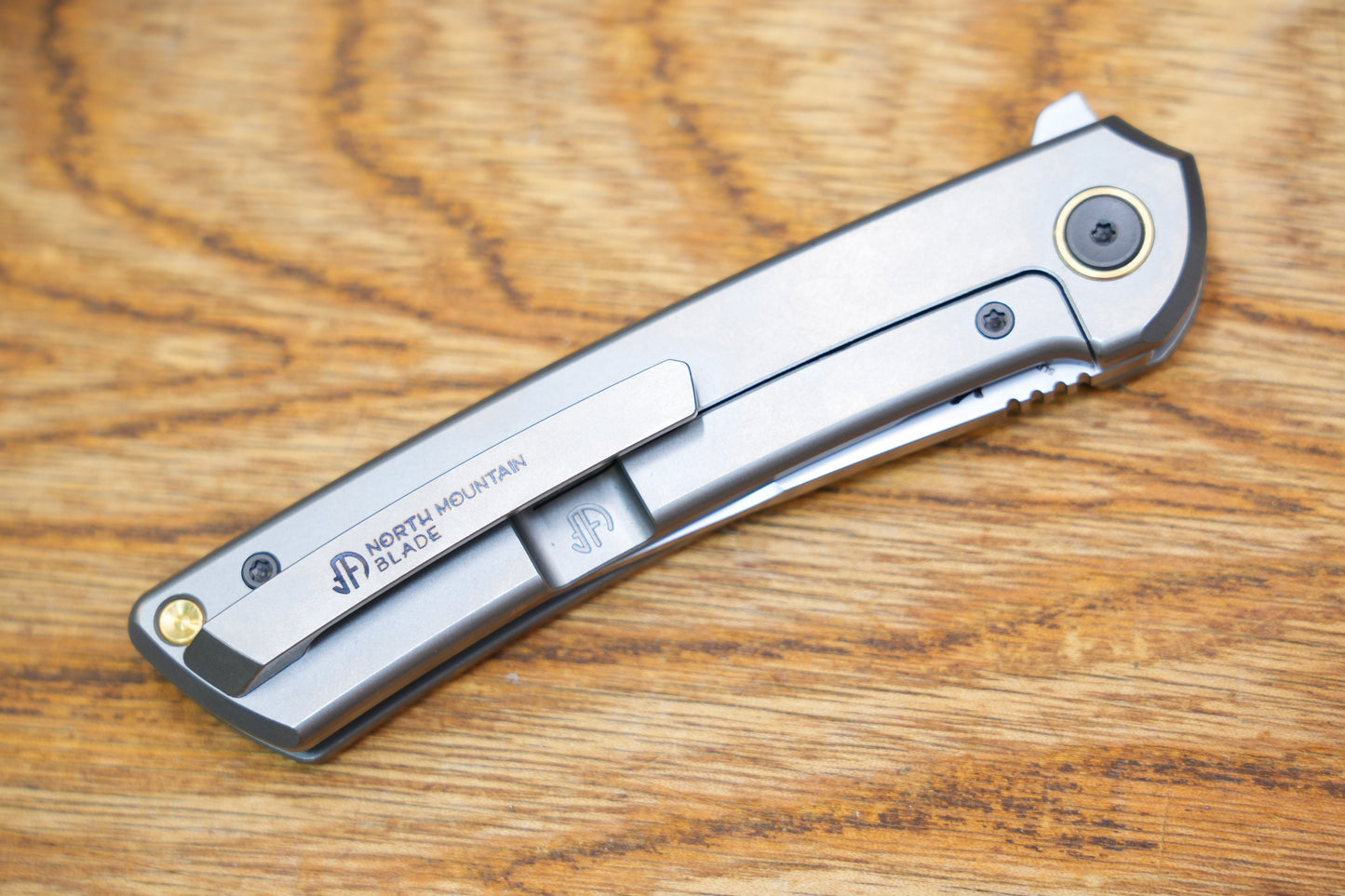 【Zero】2507-Hole Tanto Blade Ti Hole Handle&Clip Smooth Flippers