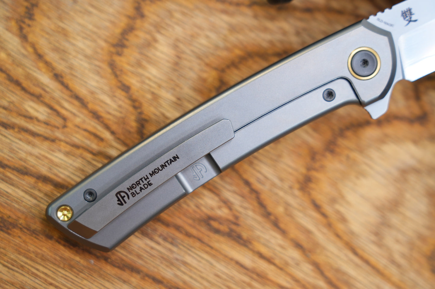 【Echo】2506-Hole Sheepsfoot Blade Ti Hole Handle&Clip Smooth Flippers