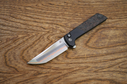 Chop2 2407-Forged copper blade 7075 Aluminum Handle copper carbon fiber