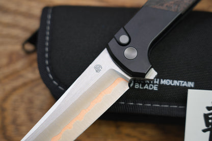 Chop2 2407-Forged copper blade 7075 Aluminum Handle copper carbon fiber