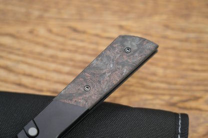 Chop2 2407-Forged copper blade 7075 Aluminum Handle copper carbon fiber