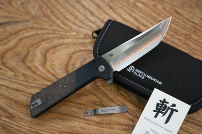Chop2 2407-Forged copper blade 7075 Aluminum Handle copper carbon fiber
