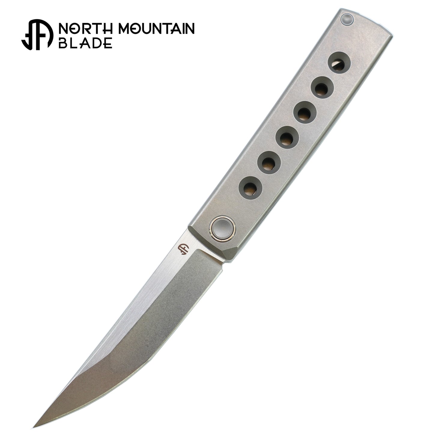 NEW 劍 KAIKEN Nature Hole M390 Blade Titanium handle Titanium back clip Tanto