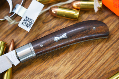 2531-WD-M390 Thin Classic Lanny Gentleman Pocket Knife Desert Ironwood