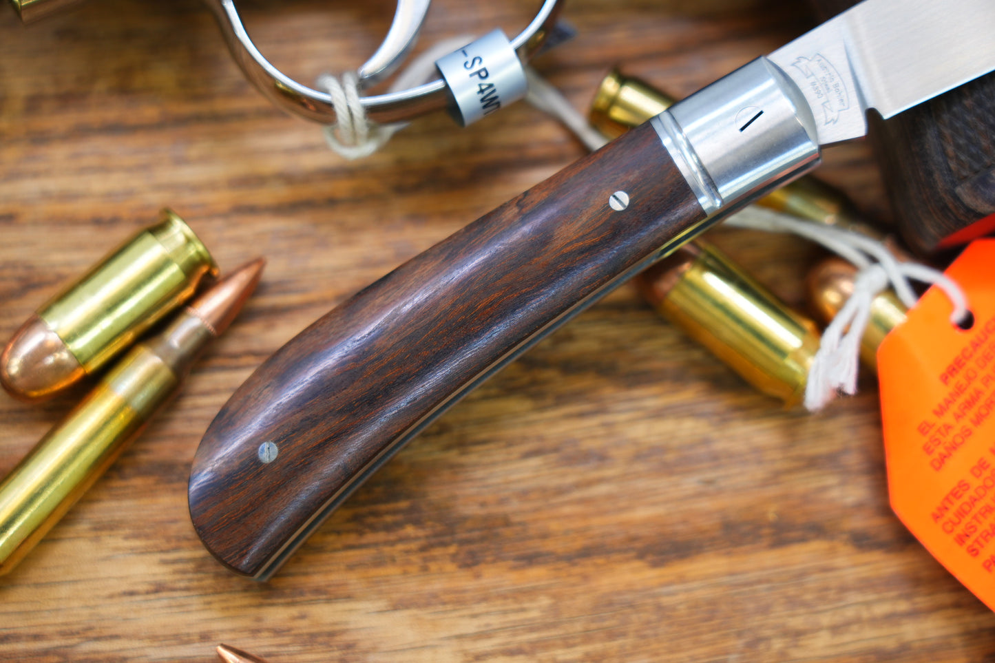 【Lanny】 NorthMountainBlade Traditional pocket knife M390 Hand polishing Desert Ironwood handle