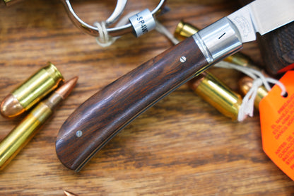 2531-WD-M390 Thin Classic Lanny Gentleman Pocket Knife Desert Ironwood