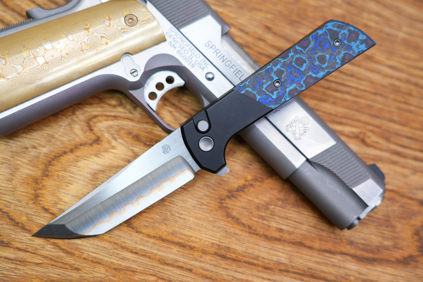 Chop 2407-BLCF-5 Blue Galaxy Ceramic Carbon Fiber