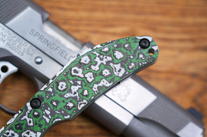 BBNM 2521-GRCF Bowie Arctic Green&White Ceramic Carbon Fiber