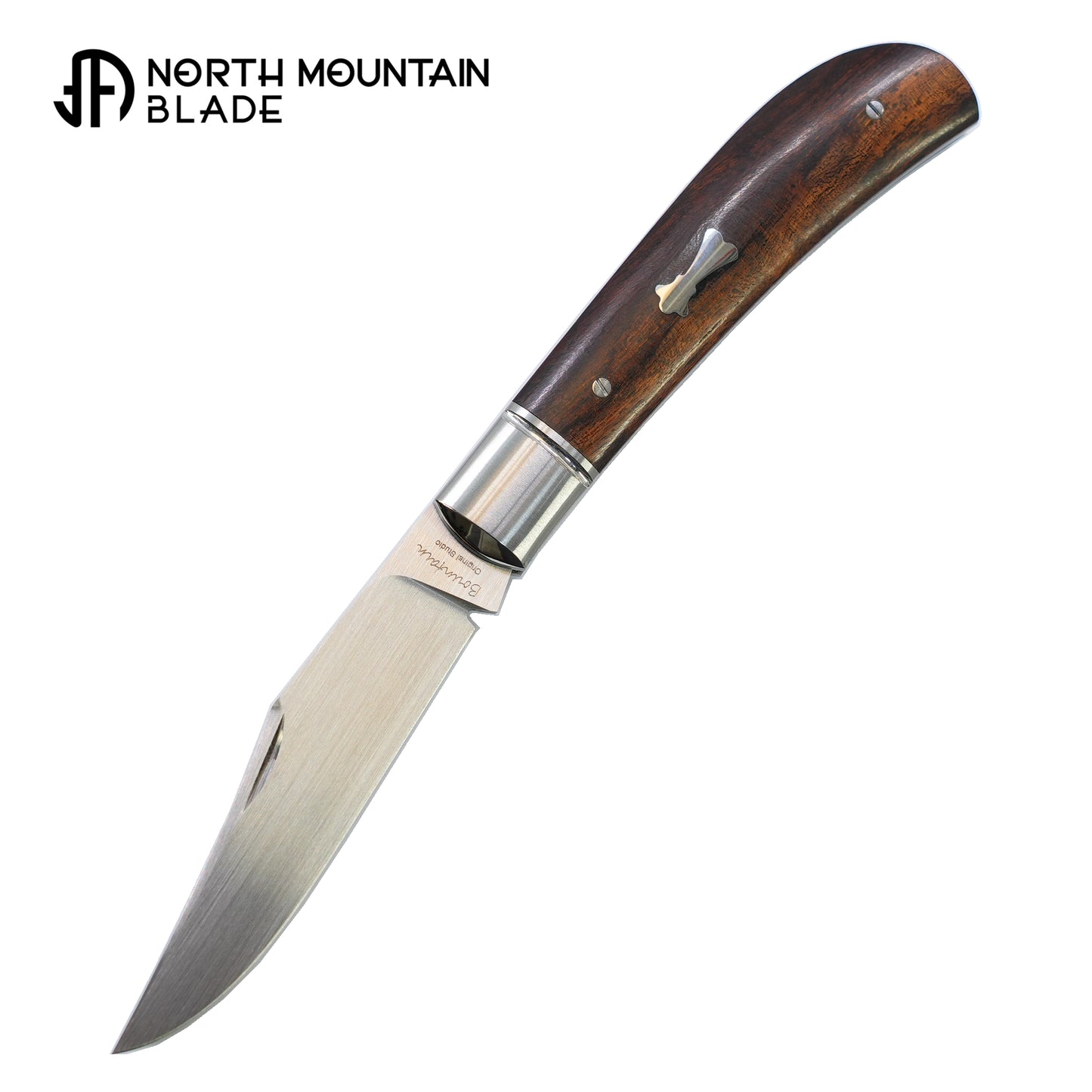 【Lanny】 NorthMountainBlade Traditional pocket knife M390 Hand polishing Desert Ironwood handle