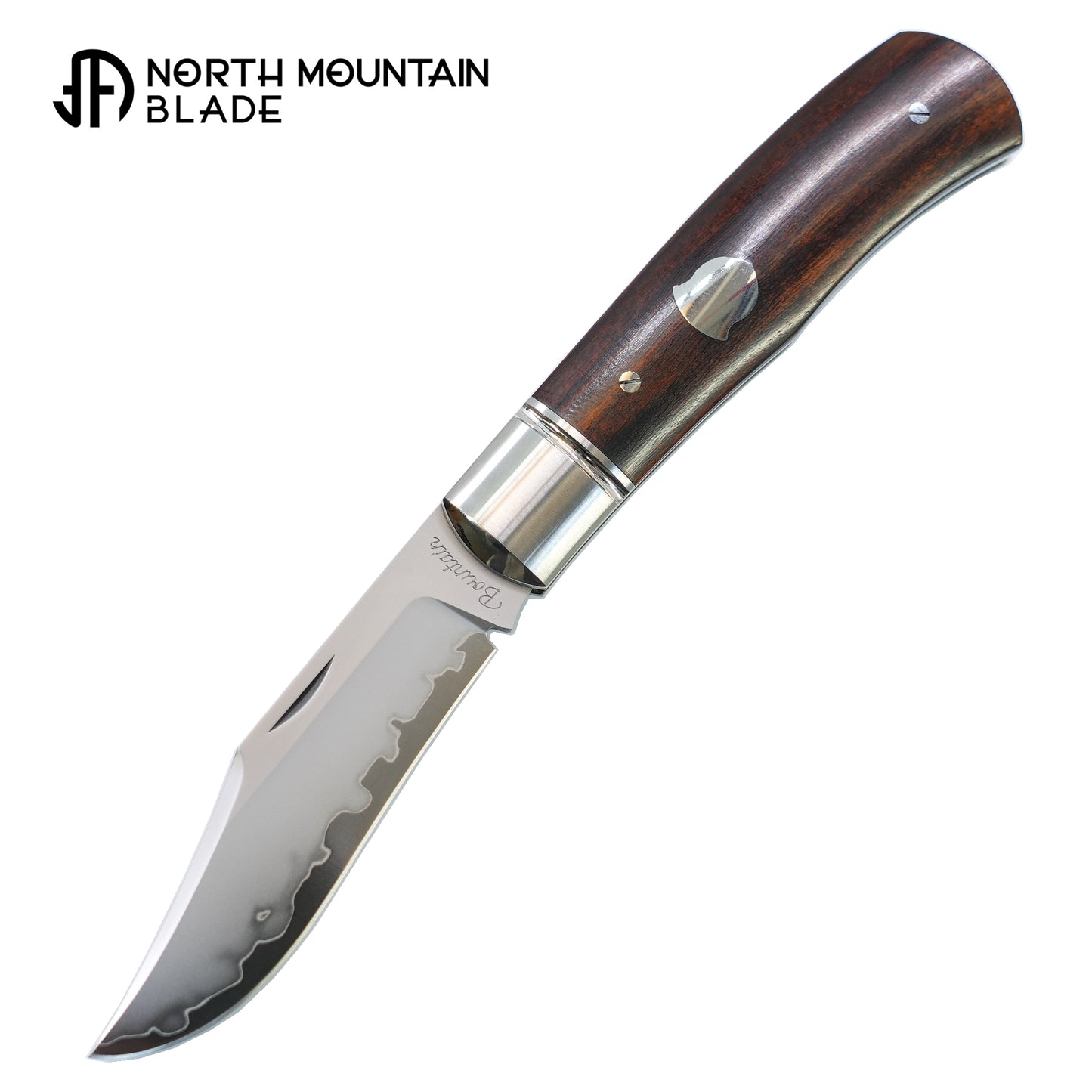 【Lanny Plus】 NorthMountainBlade Traditional pocket knife SLD-Magic Steel Desert Ironwood handle