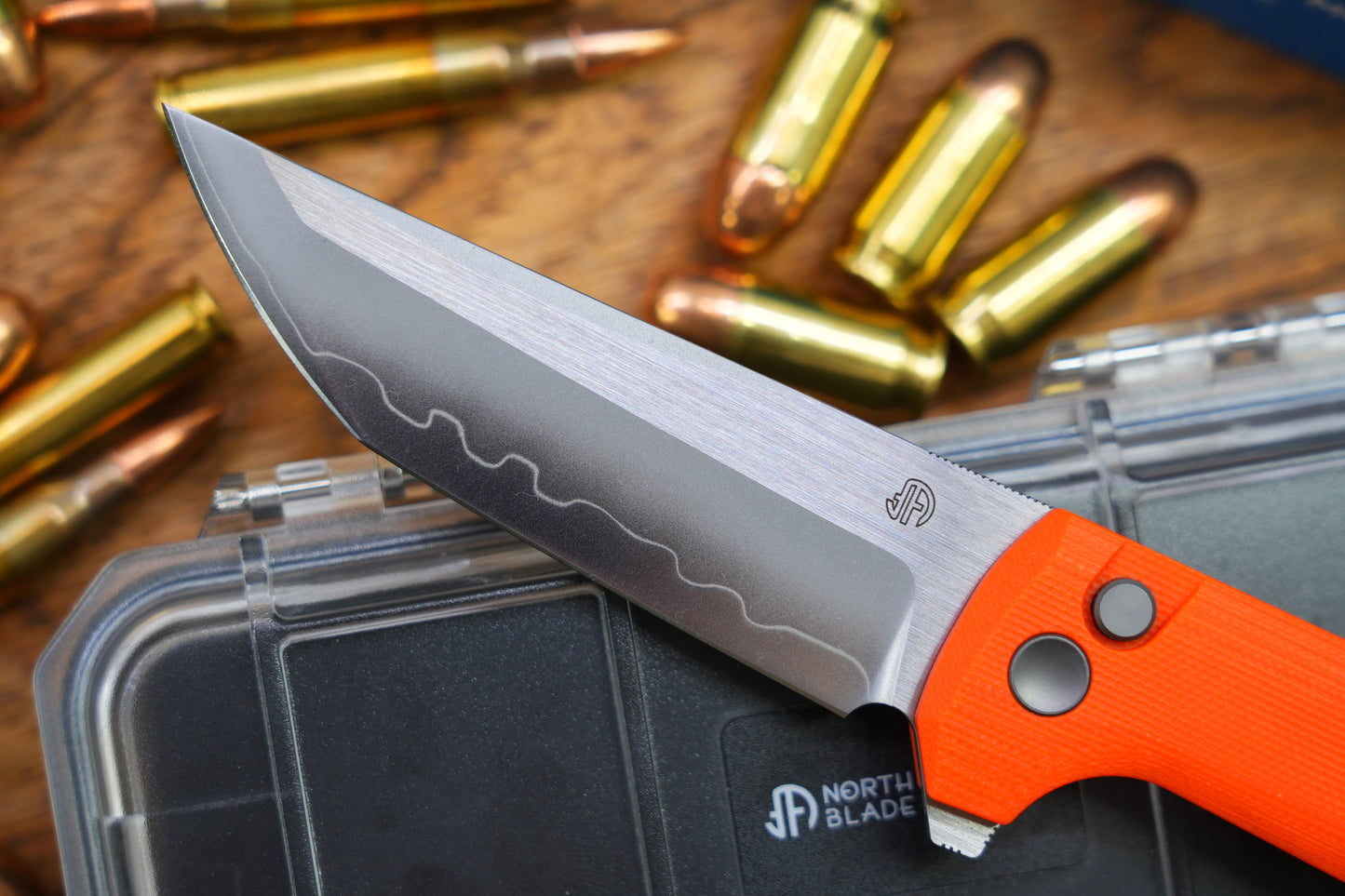 Chop 2 Orange G10 real SAN MAI SLD-Magic Japanese TANTO style tactical folding knife