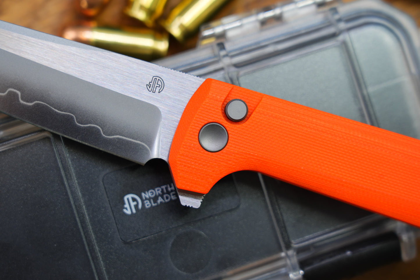 Chop 2 Orange G10 real SAN MAI SLD-Magic Japanese TANTO style tactical folding knife